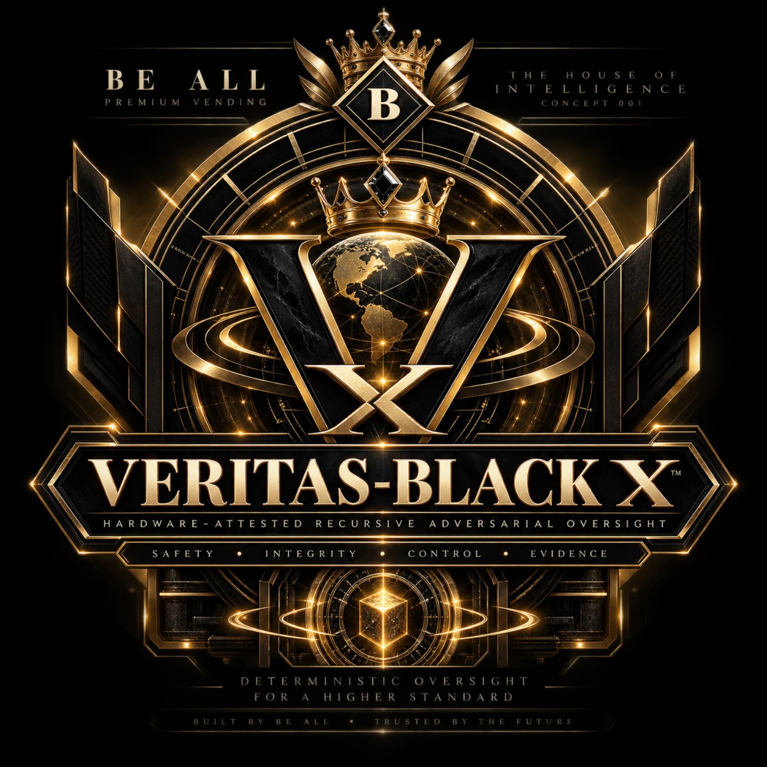VERITAS-BLACK X — hardware-attested recursive adversarial oversight